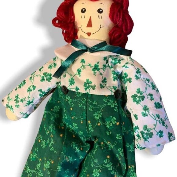 Irish Raggedy Ann Doll 22” Hanging - Picture 2 of 5